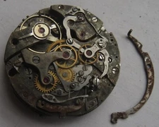 Landeron cal. 52 chronograph mens wristwatch movement balance broken