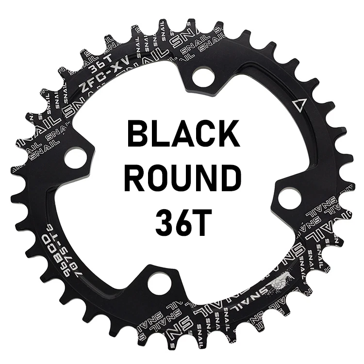 SNAIL Chainring 104BCD Round 36t tooth Narrow Wide Ultralight Tooth Plate MTB UK