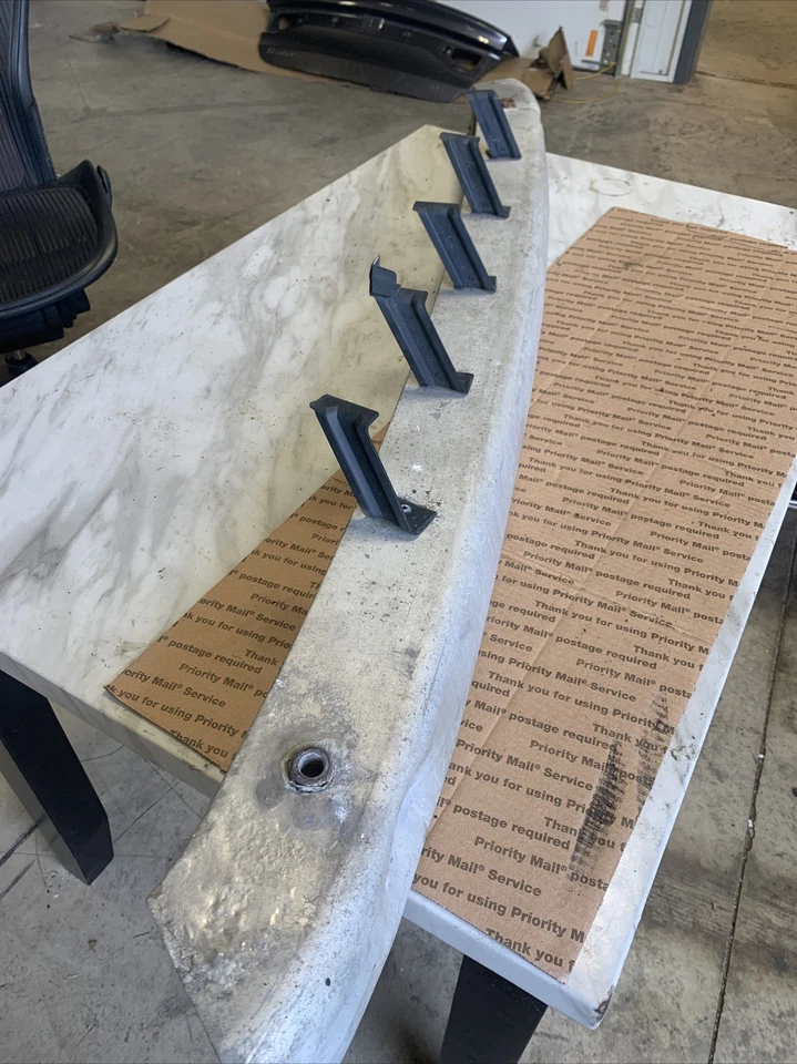 Barra de impacto de refuerzo de parachoques trasero 98-03 Jaguar XJ8 OEM HNF6580AA Foto 2 de 4