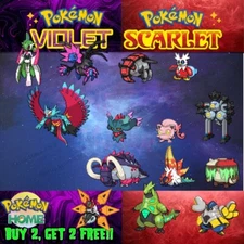 🔥PARADOX POKEMON🔥 FOR POKEMON SCARLET & VIOLET 🌟 SHINY OR NON SHINY