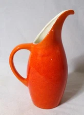 Mid Century Modern Royal Haeger Mandarin Orange Pitcher