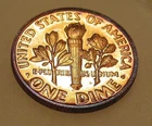 1961 Gem  Proof Dime 90% Silver Outstanding   Toning  #503 ~ 1