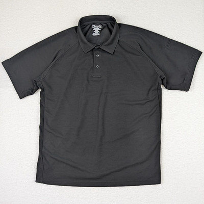 Vertx Polo Shirt Mens XL Black Coldblack Tech Performance Short Sleeve VTX4000P