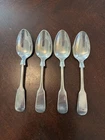 Antique International Silver 1810 Sterling Silver Coffee Spoons Set of Four