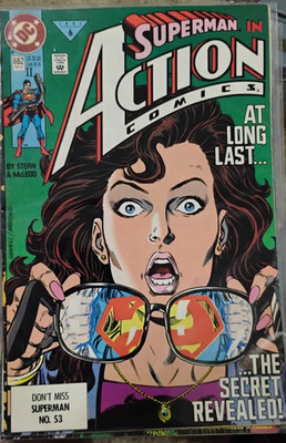 ACTION COMICS  #662  1991 DC  COMICS  SUPERMAN  THE SECRET REVEALED TO LOIS 2ND