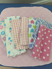 Baby Washcloth, Burp ClothsLot, Multicolor Assorted Prints Patterns, Unisex