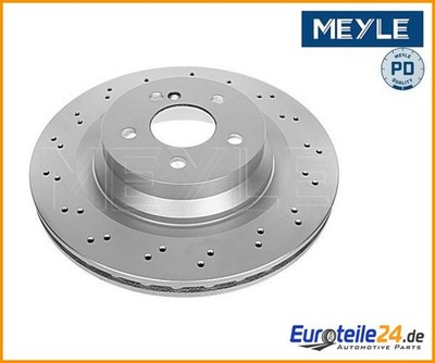 2 St. Bremsscheibe MEYLE 0155230017/PD Hinterachse