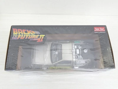 Star Sunstar 1/18 Retour vers le futur partie II DeLorean ITEM 2710 inutilisé... - Photo 1/4