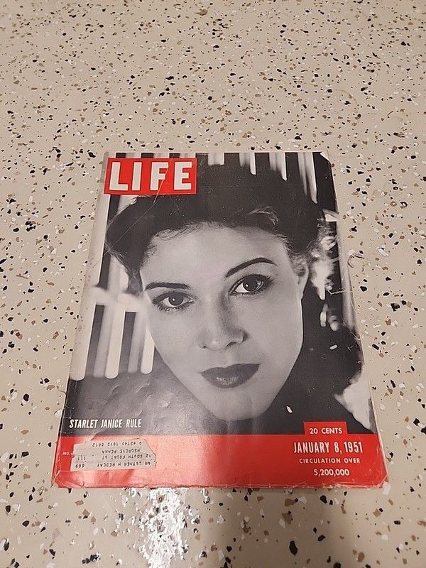 Vintage LIFE Magazine January 8 1951 75th Birthday Present 