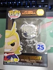 Funko Pop My Hero Academia Chrome All Might Figure Funimation 25th Exclusive 248