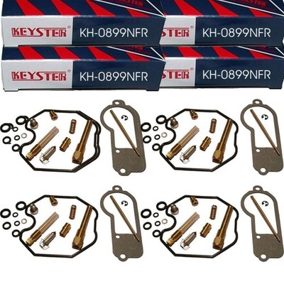 4x Vergaser Reparatursatz für Honda CB 550 K Four 1977 - 1978 Keyster KH-0899NFR