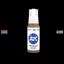 AKI011193 AK Interactive 3Gen Acrylic Paint 17ml - Rusty Gold