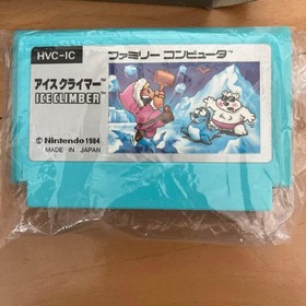 Boxed Famicom game Ice Climber