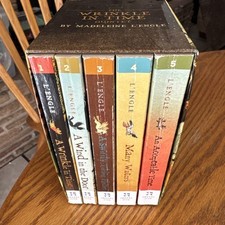 The Wrinkle in Time Quintet Madeleine L'Engle Box Set All 5 Volumes PB Slipcase