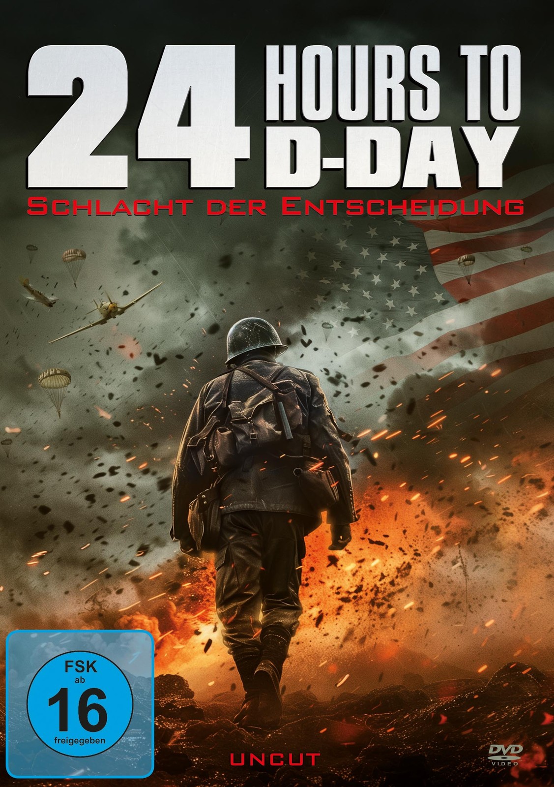24 Hours to D-Day - Schlacht der Entscheidung Kriegsfilm 2024 auf DVD NEU & OVP - Bild 3