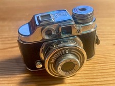 MIGHTY TOKO Vintage japanische Miniaturkamera in Ledertasche /gebraucht