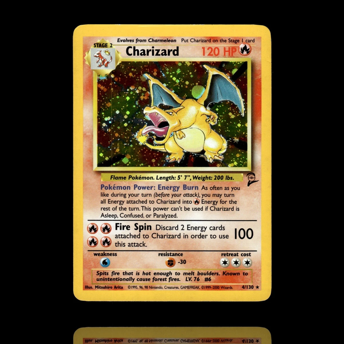 Pokémon Charizard Pokémon TCG Base Set 2 Individual Collectible