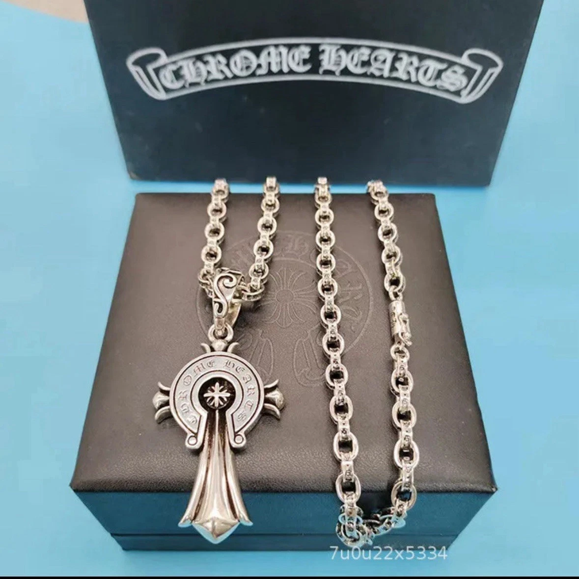CHROME HEARTS Collana stile cuori cromati