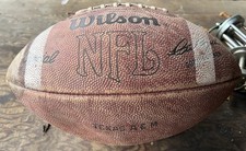 Vintage NFL Game Used Football Pete Rozelle Texas A&M