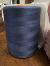 Cotton/Polyester Serger Sewing Thread - Navy - leftover spool - has 4/5 left