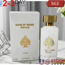 Game of Spades Royale Jo Milano Parfum 3.4 Oz Cologne Perfume Unisex New in Box