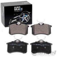 Eurobrake BremsbelÄGe Satz Hinterachse Passend FÜR Audi A4 A6 Allroad Peugeot