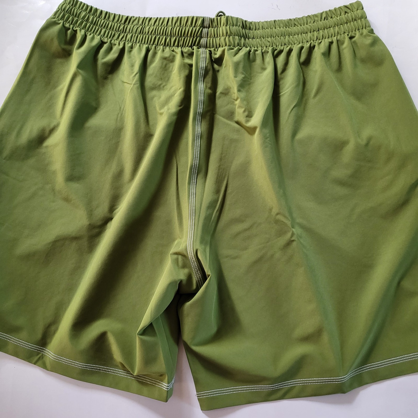 Adidas Originals Woven shorts Trefoil Logo Mens size 2XL Olive KA8540 thumbnail 3