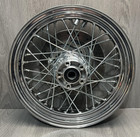 Harley-Davidson 16x3.00 Front 40 Spoke Wheel Hub Rim w/Rotor 43685-97 Chrome