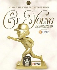 PIRATES SEASON TICKETS ONLY PAUL SKENES GOLD CY YOUNG AWARD BOBBLEHEAD Exclusive