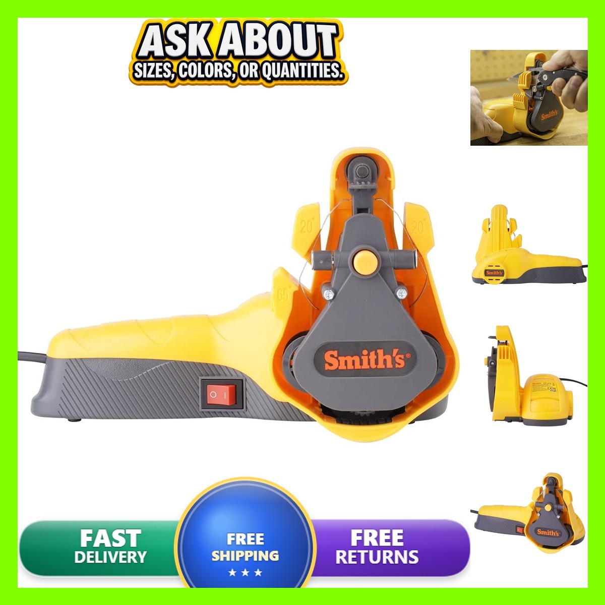 Smith's Knife & Scissor Sharpener EU Version