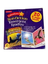 Lakeshore Non fiction Emergent Readers Box of 20 8-page books New Sealed
