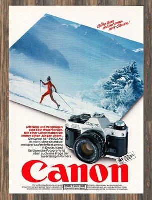 Canon AE-1 - Reklame Werbeanzeige Original-Werbung 1984