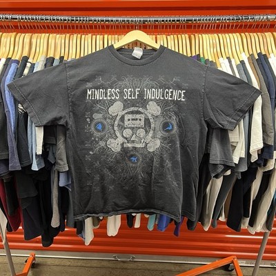 Mindless Self Indulgence T-Shirt Mens Large MSI Band Tee USA Made Vintage Y2K