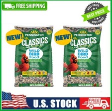 Pennington Classic Wild Bird Feed and Seed, 40 lb. Bag, Dry, 2 Pack
