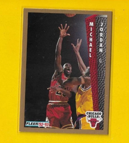 76511 1992-93 Fleer #32 Michael Jordan BULLS BK$12