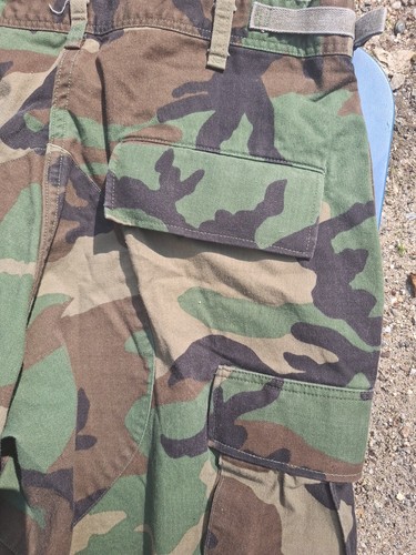 Military Pants Mens M X-short Combat Trousers Woodland Camouflage US Army - Picture 3 of 6