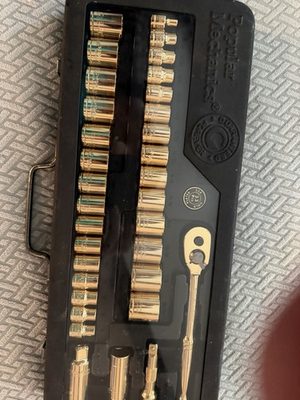 #ad Popular Mechanics 22k Gold Plated Tool Set 33 Pieces $500.00