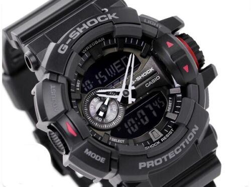 CASIO G-SHOCK ANALOG DIGITAL WATCH GA-400 BLACK x BLACK GA-400-1B 2Y WARRANTY - Picture 4 of 12