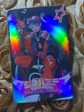 Hatsune Miku MOON SET Goddess Waifu Anime Holo Card Magical Red