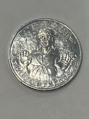 Vintage 1984 Star Wars Han Solo POTF Carbon Freeze Coin Kenner