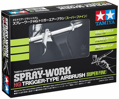 Tamiya 74549 SPRAY-WORK HG Trigger-Type Airbrush Super Fine 0.2mm