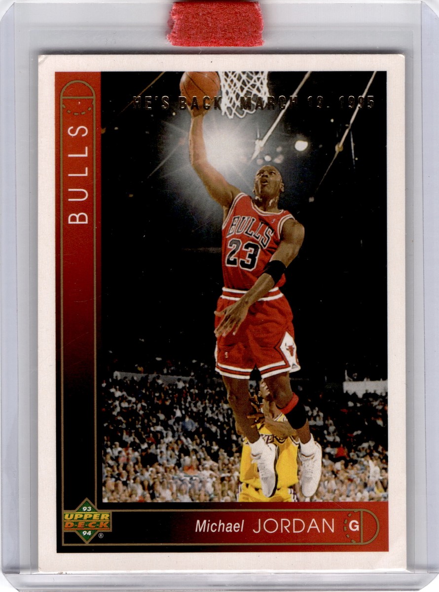 NBA カード トレカ ジョーダン 93-94 Upper Deck #23 1993-94 Upper Deck #23 Michael Jordan He's Back | eBay