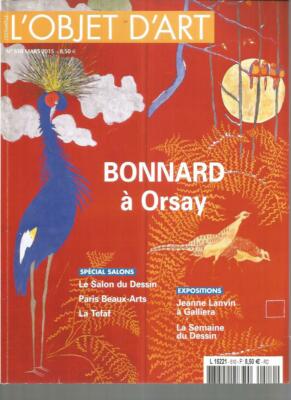 L'ESTAMPILLE - L'OBJECT D'ART N°510 BONNARD / JEANNE LANVIN / LA TEFAF / ZEICHNUNG