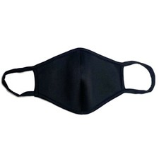 Triple Layered Black Face Mask DIY Head Wrap Face Cover MADE in USA