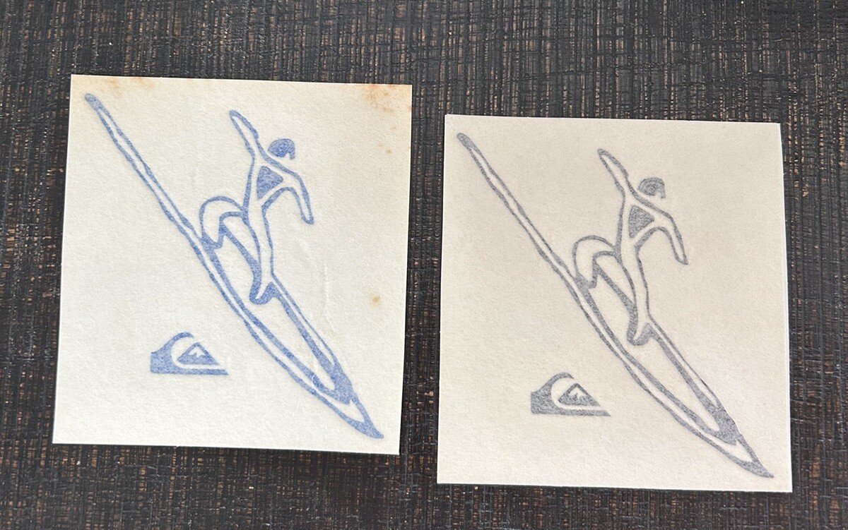 EDDIEAIKAUステッカー❰非売品❱ Vintage Quiksilver Eddie Aikau Rare! Hawaiian Surfer Petroglyph