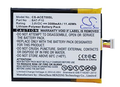 3,8V Akku für Acer E39 Liquid E700 Liquid E700 Triple BAT-P10 Premium Zelle