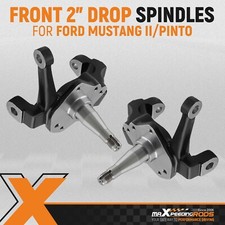 Front 2 Drop Spindles Pair For Ford Mustang Ii Pinto 1974-1978