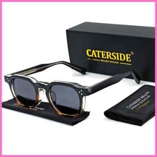 New Retro Punk Sunglasses Square Personalized Design Glasses Fashion Party Glass