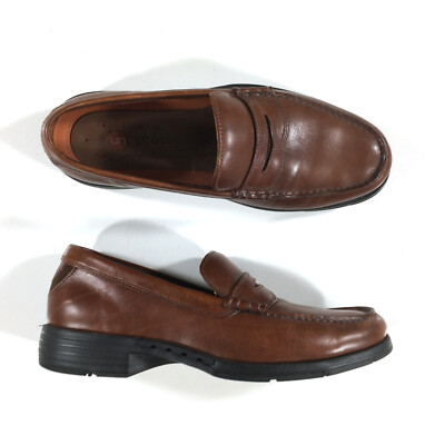 Clarks Unstructured Penny Loafers Mens Size 7.5 M Brown  display picture 1