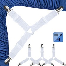 Bed Sheet Straps4 Pcs Fitted Sheet Clips HolderUpgraded Triangular